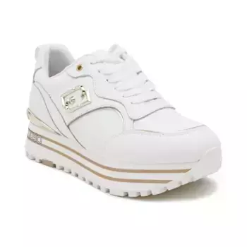 Кожаные кроссовки макси Wonder 73 Liu Jo, белый