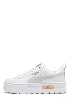 Кожаные кроссовки Mayze Puma, белый