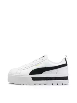 Кожаные кроссовки Mayze Puma, черный