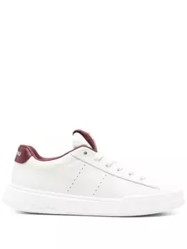 Кожаные кроссовки MIU MIU, белый