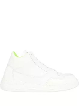 Кожаные кроссовки MSGM, белый