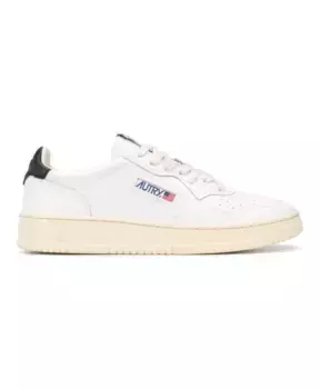Кожаные кроссовки на каблуке М. Autry, белый