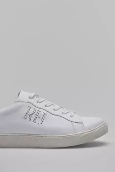 Кожаные кроссовки на резиновой подошве Pedro del Hierro, белый