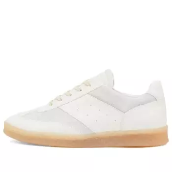 Кожаные кроссовки на шнуровке Mm6 Maison Margiela, мультиколор