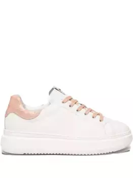 Кожаные кроссовки NERO GIARDINI, белый