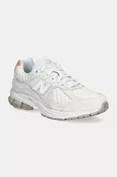 Кожаные кроссовки New Balance 2002 г, серый