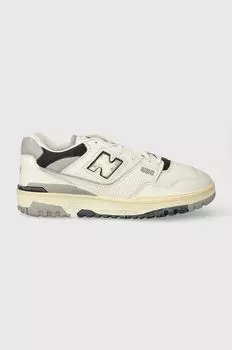 Кожаные кроссовки New Balance, белый