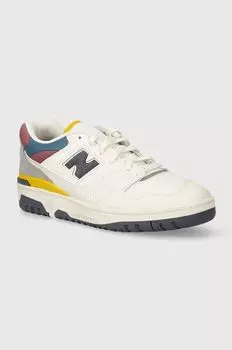 Кожаные кроссовки New Balance, белый