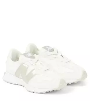 Кожаные кроссовки New Balance, бежевый