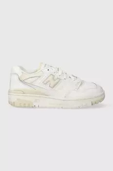 Кожаные кроссовки New Balance, бежевый