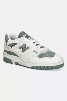 Кожаные кроссовки New Balance, бежевый