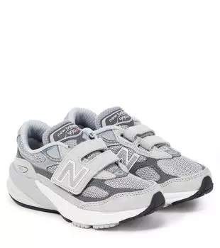 Кожаные кроссовки New Balance, серый