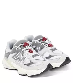 Кожаные кроссовки New Balance, серый