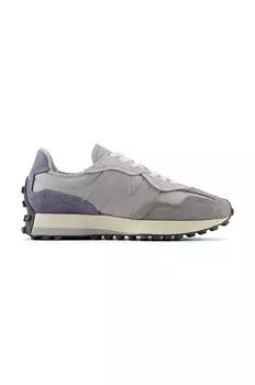 Кожаные кроссовки New Balance U327WGC, серый