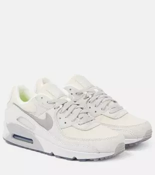 Кожаные кроссовки Nike Air Max 90 Nike, серый