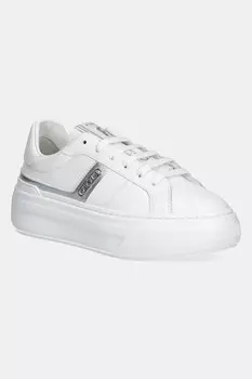 Кожаные кроссовки Nuage Sneaker Furla, белый
