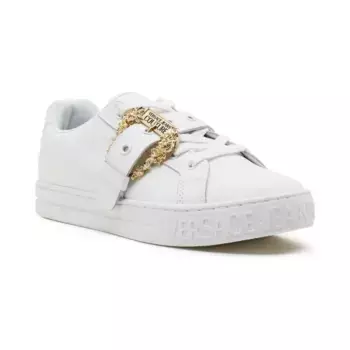 Кожаные кроссовки обувные Versace, белый