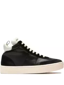 Кожаные кроссовки Officine Creative, черный