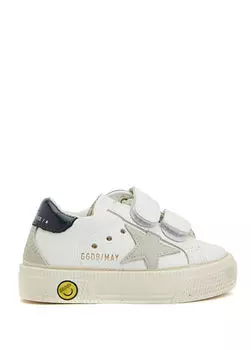 Кожаные кроссовки Old School Boy Golden Goose, белый