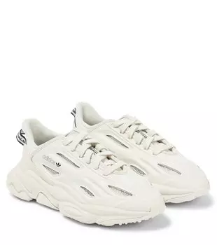 Кожаные кроссовки Ozweego Celox Adidas Originals, белый