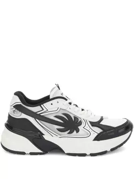 Кожаные кроссовки Palm Angels, белый