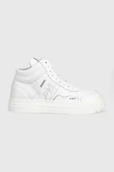 Кожаные кроссовки Patrizia Pepe, белый