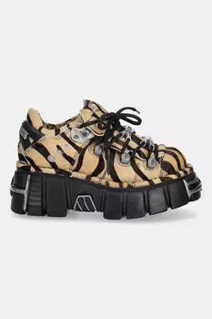 Кожаные кроссовки PELO CEBRA New Rock, бежевый