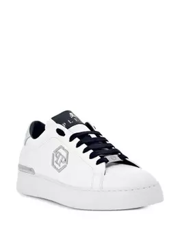 Кожаные кроссовки Philipp Plein, белый