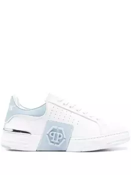 Кожаные кроссовки Philipp Plein, белый