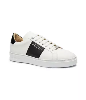 Кожаные кроссовки Philipp Plein, белый