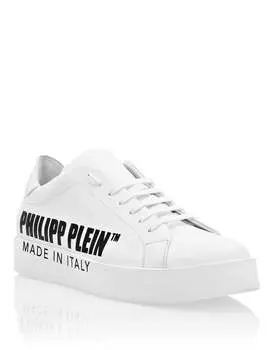 Кожаные кроссовки Philipp Plein TM, белый