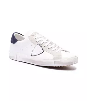 Кожаные кроссовки Philippe Model, белый