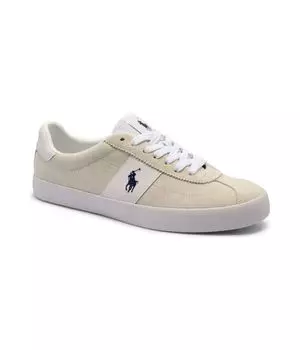 Кожаные кроссовки Polo Ralph Lauren, экрю
