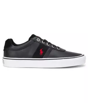 Кожаные кроссовки Polo Ralph Lauren, черный