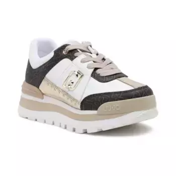 Кожаные кроссовки потрясающие 29 Liu Jo, белый