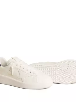 Кожаные Кроссовки Purestar Golden Goose, белый
