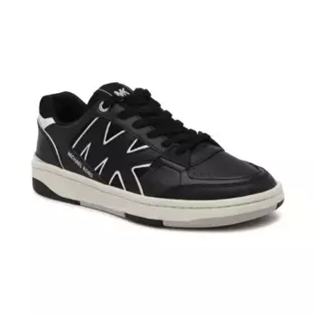 Кожаные кроссовки Rebel на шнуровке Michael Kors, черный