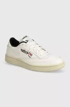 Кожаные кроссовки Reebok Classic, бежевый
