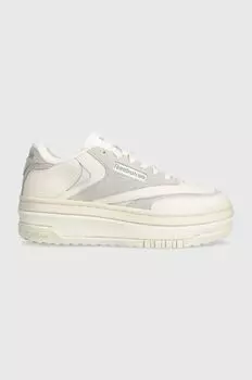 Кожаные кроссовки Reebok Classic, бежевый