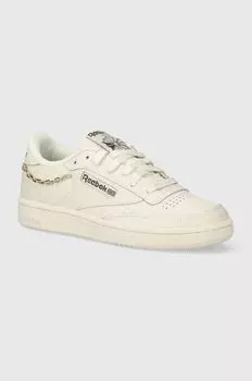 Кожаные кроссовки Reebok Classic, бежевый