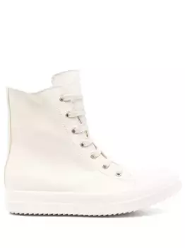 Кожаные кроссовки Rick Owens, нейтральный