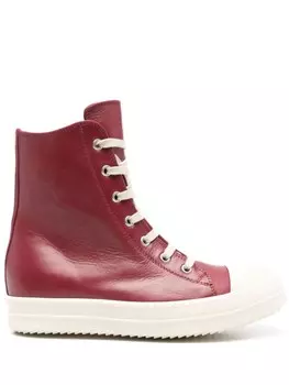Кожаные кроссовки Рика Оуэнса Rick Owens, красный