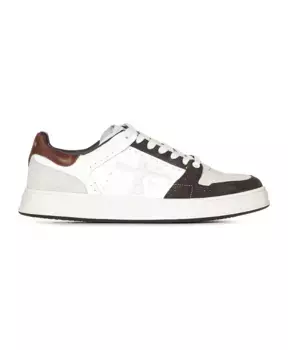 Кожаные кроссовки с белыми вставками Premiata, мультиколор