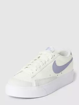 Кожаные кроссовки с лейблом Nike, белый