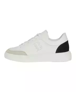 Кожаные кроссовки с логотипом Boggi Milano, белый