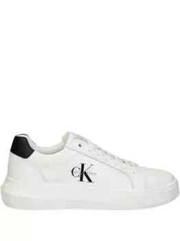 Кожаные кроссовки с логотипом Calvin Klein Jeans, белый