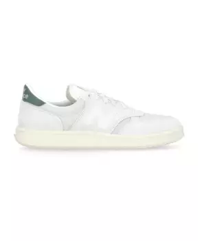 Кожаные кроссовки с перфорированными деталями New Balance, белый