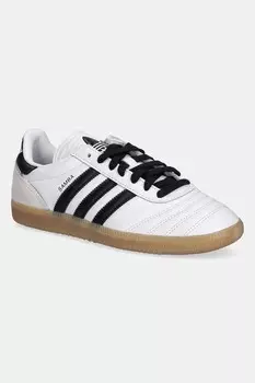 Кожаные кроссовки Samba JP Adidas Originals, белый