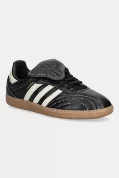 Кожаные кроссовки Samba LT Adidas Originals, черный