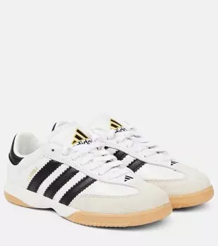 Кожаные кроссовки Samba Millenium Adidas, белый